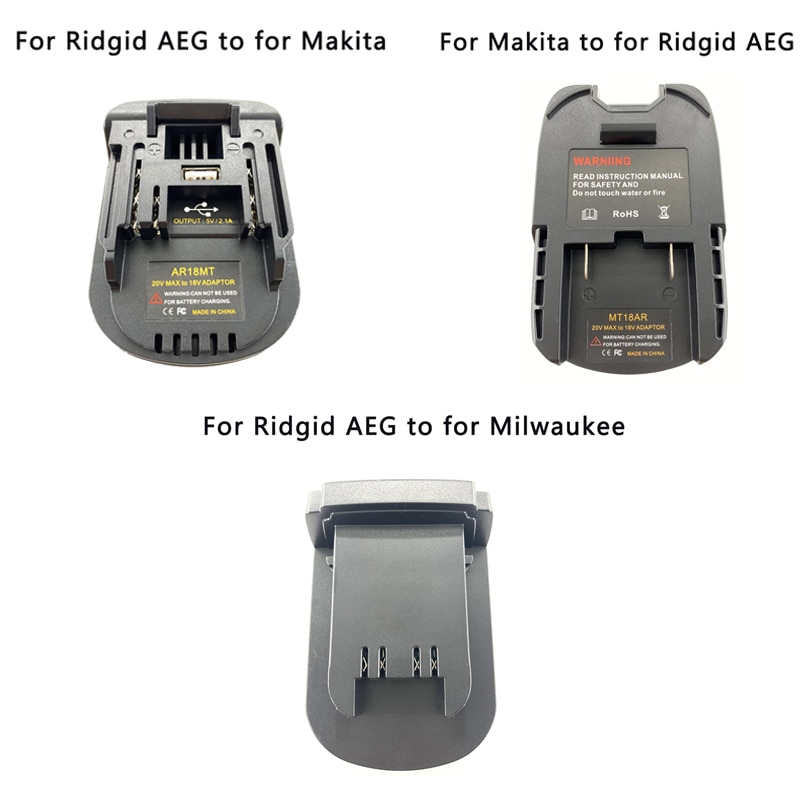 Battery Adapter Converter For AEG,For Ridgid/AEG Milwaukee,For Ridgid / AEG To for Makita Power Tool Use