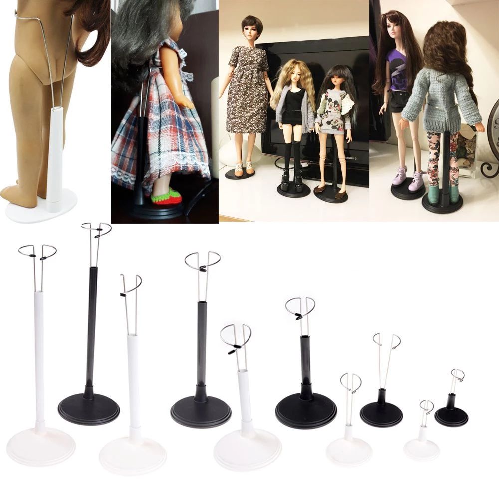 ADDIER Doll Accessories Dollhouse Accessories Adjustable White Black Doll