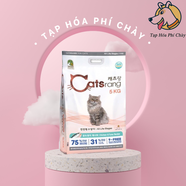 Thức ăn hạt cho mèo CATSRANG Hàn Quốc 5kg | Thức ăn hạt cho mèo | Thức ăn mèo | Hạt cho mèo| Đô ăn cho mèo| Thức ăn vặt cho mèo| Thức ăn cho mèo| Snack cho mèo| Thức ăn mèo con| Hạt cho mèo con |Thức ăn cho mèo giá rẻ| hạt mèo|