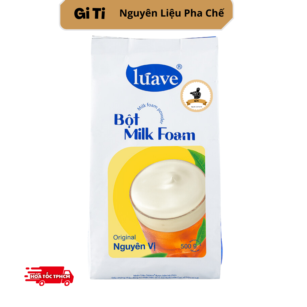 Bột milk foam phô mai luave nguyên vị 500gr