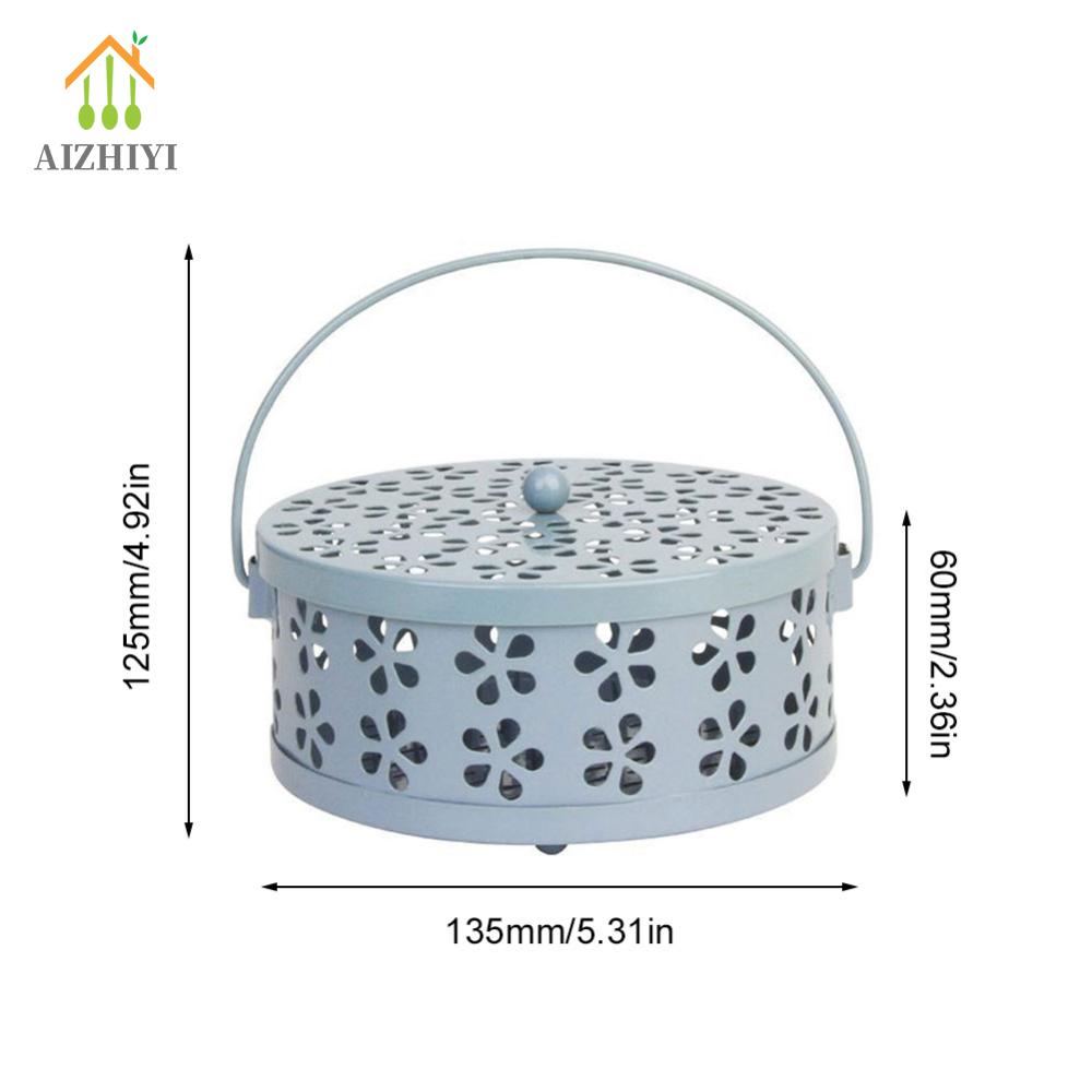 【NEW】 Durable Metal Mosquito Coil Holder with Lid and Handle Portable Insect Repellent for Garden and Balcony ราคา 219 บาท*ส่งฟรี
