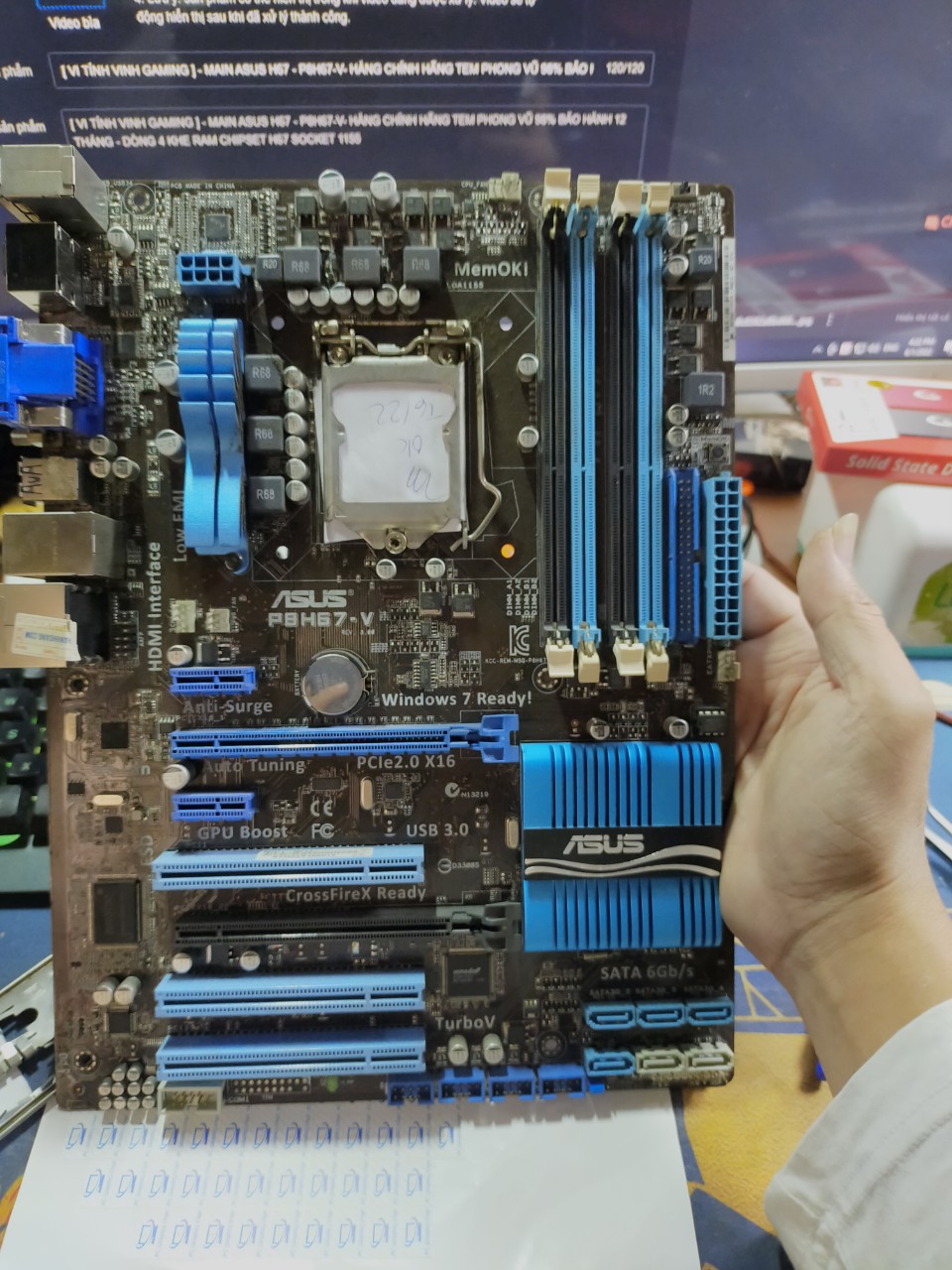 MAIN ASUS H67 I5 3570 I7 3770 - P8H67-LE