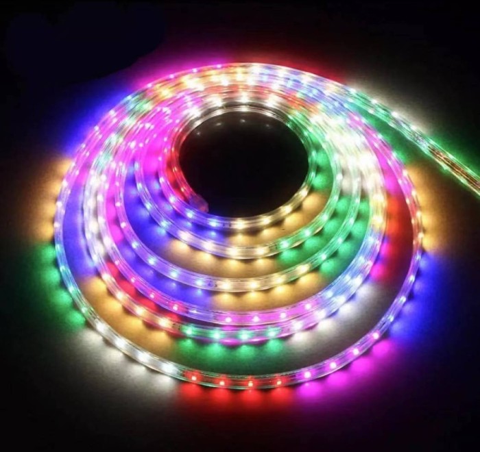 Lampu LED Strip Selang RGB 220V HARGA PER METER Outdoor Led Strip Agustus Lampu Hias Merah Putih