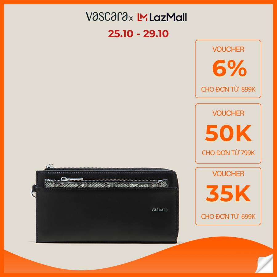  Vascara Ví Cầm Tay Nhấn Ngăn Phụ - WAL 0271