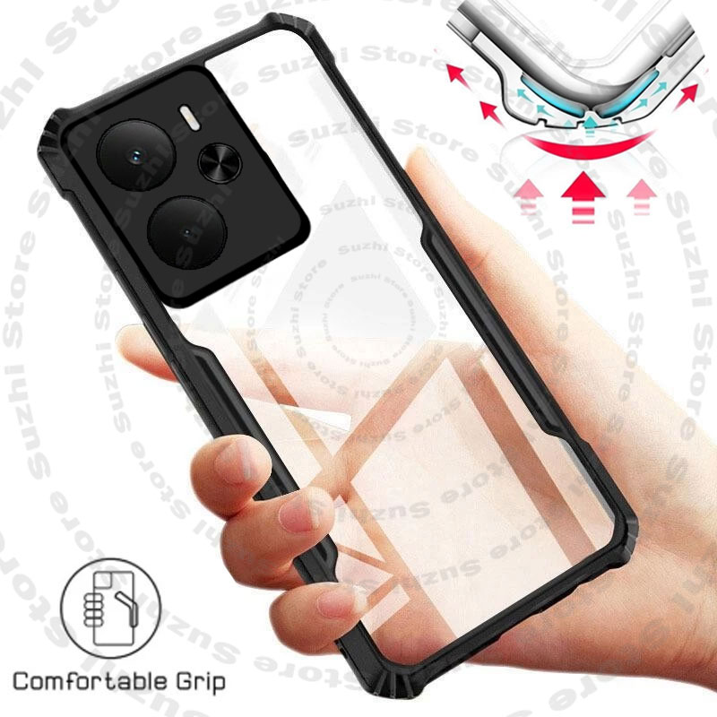 Rename 14 5g 2025 Acrylic rõ ràng Ốp điện thoại cho realme 14 5G 14 Pro cộng với relame 14 Pro + 14pro relame 14 5G 4G 2025 bảo vệ máy ảnh Ốp chống sốc bìa sau