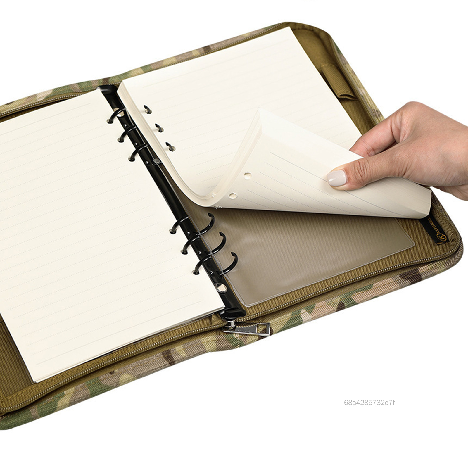 Notebook Zipper ngụy trang với dây kéo hoàn toàn chống mưa phù hợp cho những người đam mê ngoài trời LA-TYU-VN