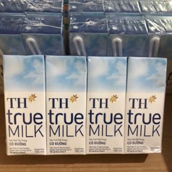 Lốc 4 Hộp Sữa Tươi TH True Milk 180ml