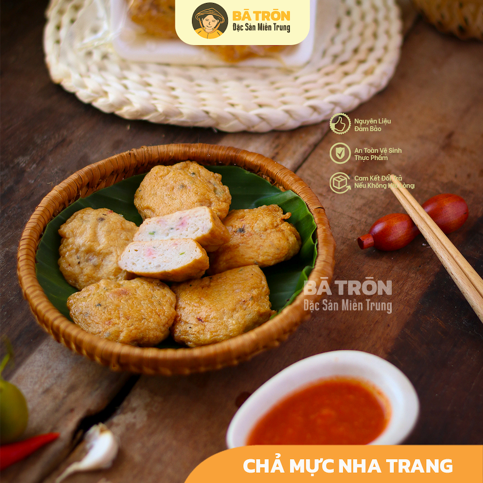 [Hàng Tuyển]_Chả Mực Nha Trang Quê_500gr