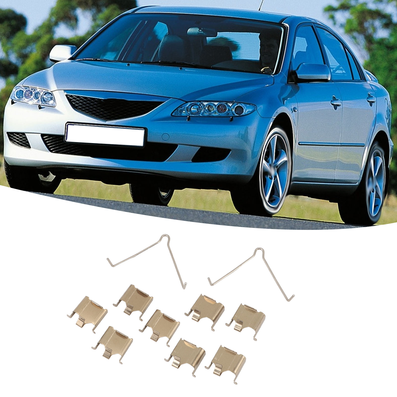 Bố phanh phía sau Bộ phụ kiện hiệu suất cao bền lâu an toàn tăng cường bpf1166a phù hợp cho 6 GG GY GH 2002 đến 2014