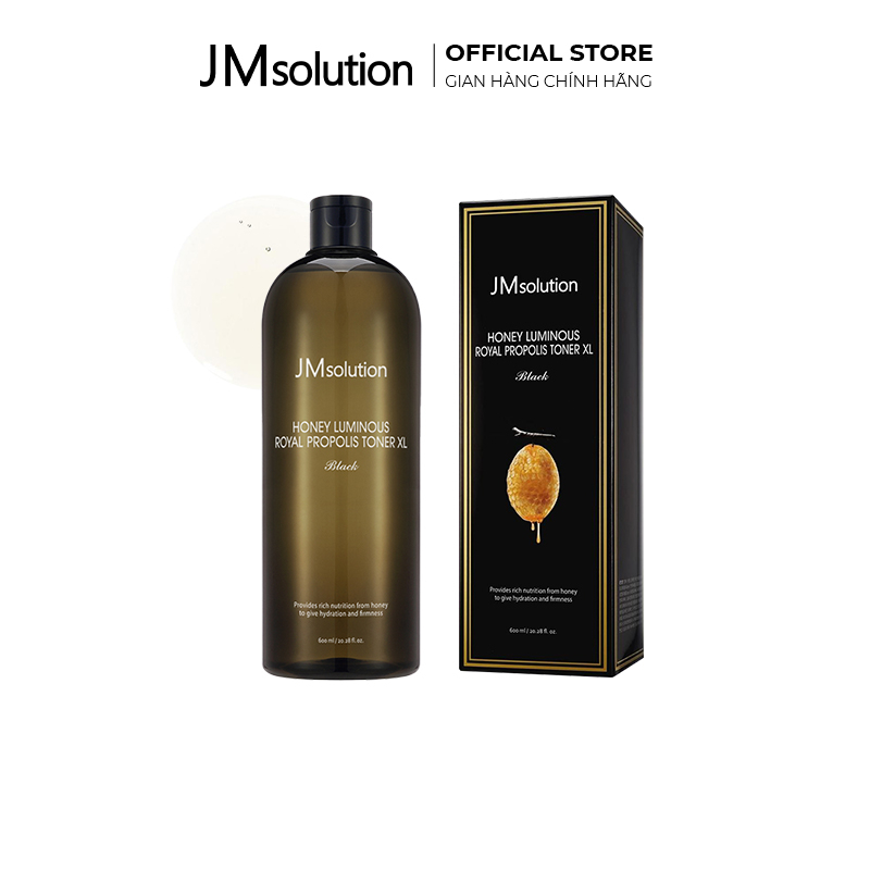 Toner Chiết Xuất Mật Ong JMsolution Honey Luminous Royal Propolis Toner Xl Black 600ml