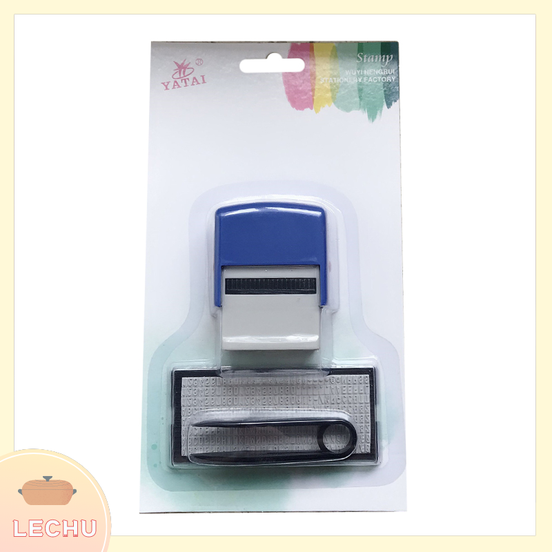 🥪 LECHU🍟 Con Dấu Cao Su Kit DIY Tùy Chỉnh Cá Nhân Tự Mực Kinh Doanh Địa Chỉ Tên Số Thư Tem Thủ Công Mỹ Nghệ In Ấn Con Dấu Cao Su