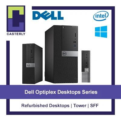 [Refurbished Dell OptiPlex Series] Everyday Use Desktops | 7050 SFF | 7060 SFF | 9020 USFF | 5050 Tower | Windows 10