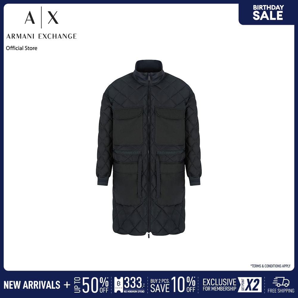 Armani Exchange Coat Men XM000584-AF12012-UB001 Black ราคา 19,990 บาท*ส่งฟรี