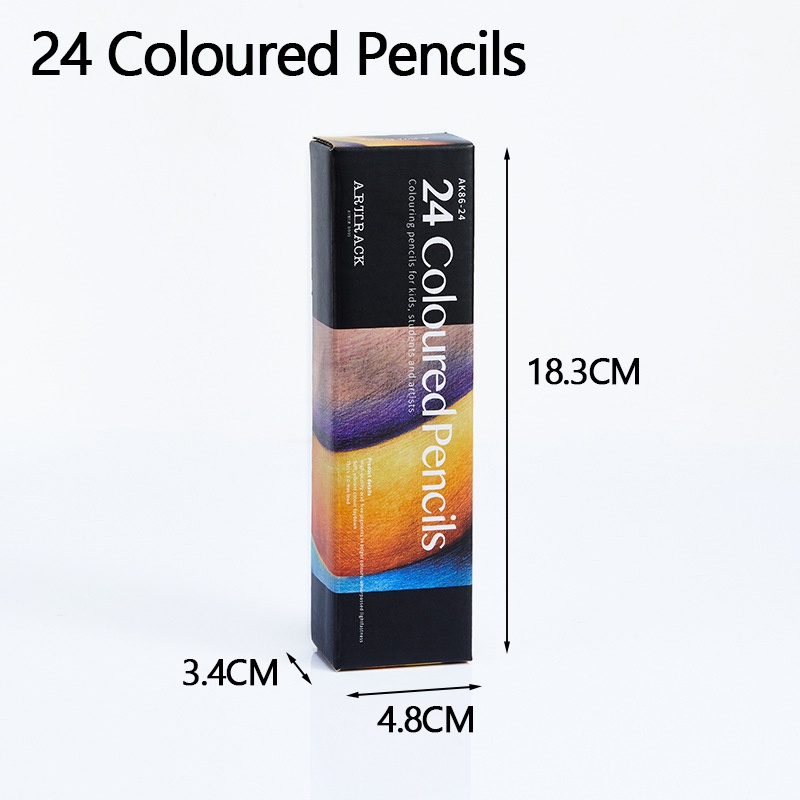 12/24/48/72 Oily Art Colored Pencils Set for Adult Coloring Books Artist Drawing Sketching Crafting