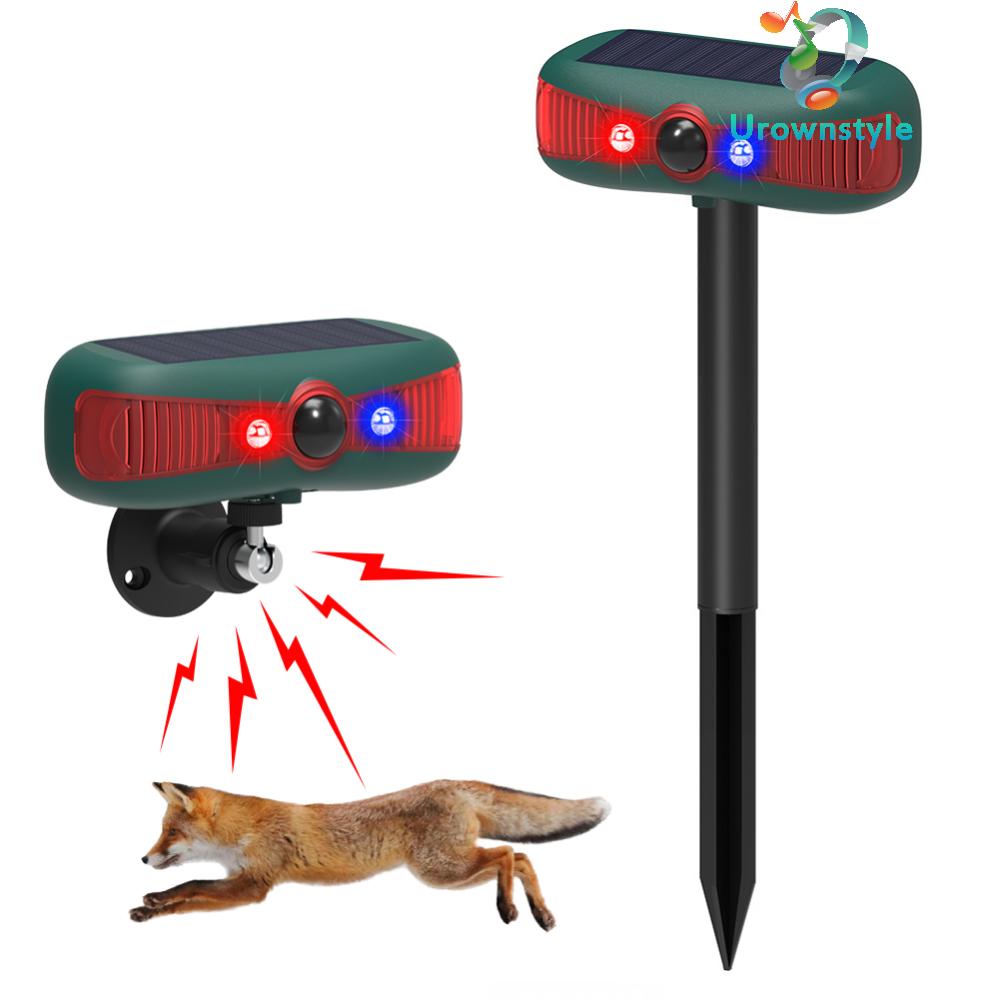 Smart Solar Animal Repeller with 13 Sound Modes for Garden and Farm Pest Control Solutions ราคา 680 บาท*ส่งฟรี
