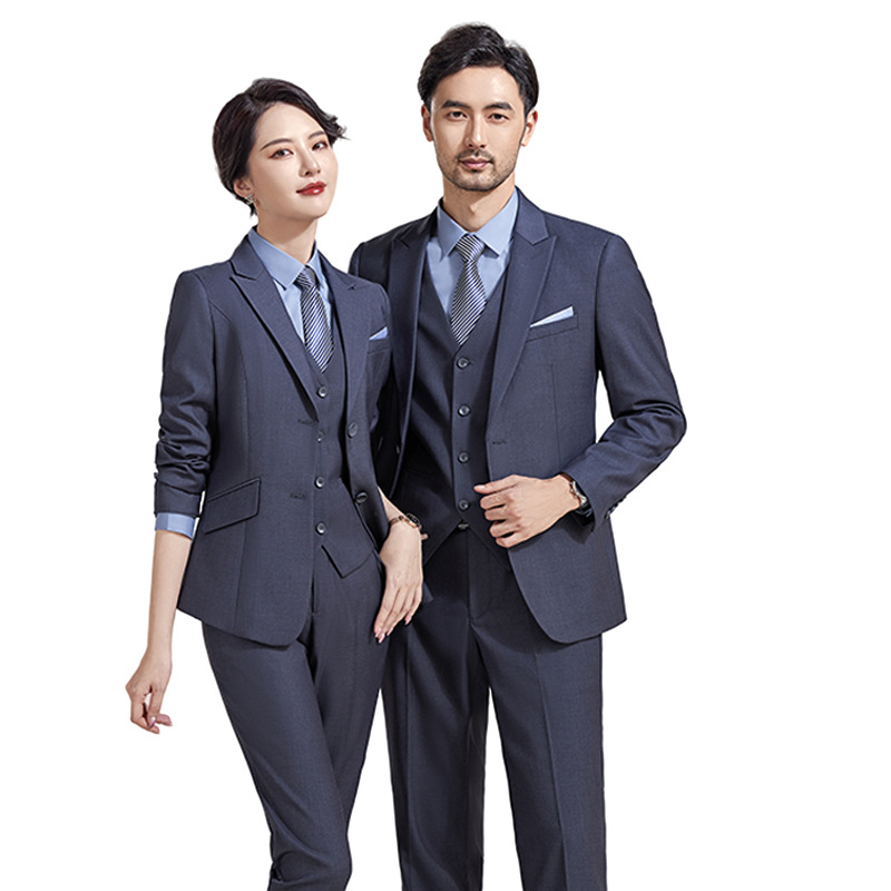 RYRYSTYLE New suit for men and women, long sleeved professional single button suit, formal jumpsuit, OL single button 618 Blazer ราคา 2,104 บาท*ส่งฟรี