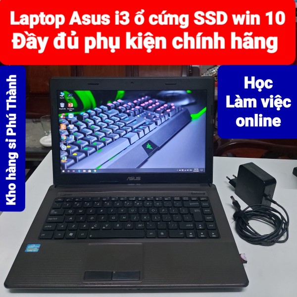 Bảng giá Laptop tốt - Laptop Asus intel i3 ổ cứng SSD win 10 đẹp 90% đầy đủ phụ kiện chính hãng Phong Vũ