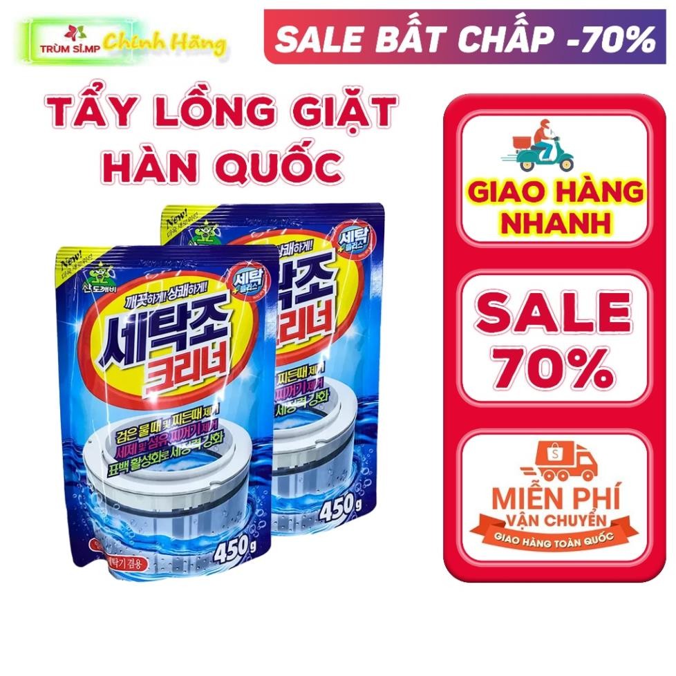 Bột Tẩy Lồng Máy Giặt Vệ Sinh Máy Giặt Hàn Quốc Loại 450g CÓ HOẢ TỐC