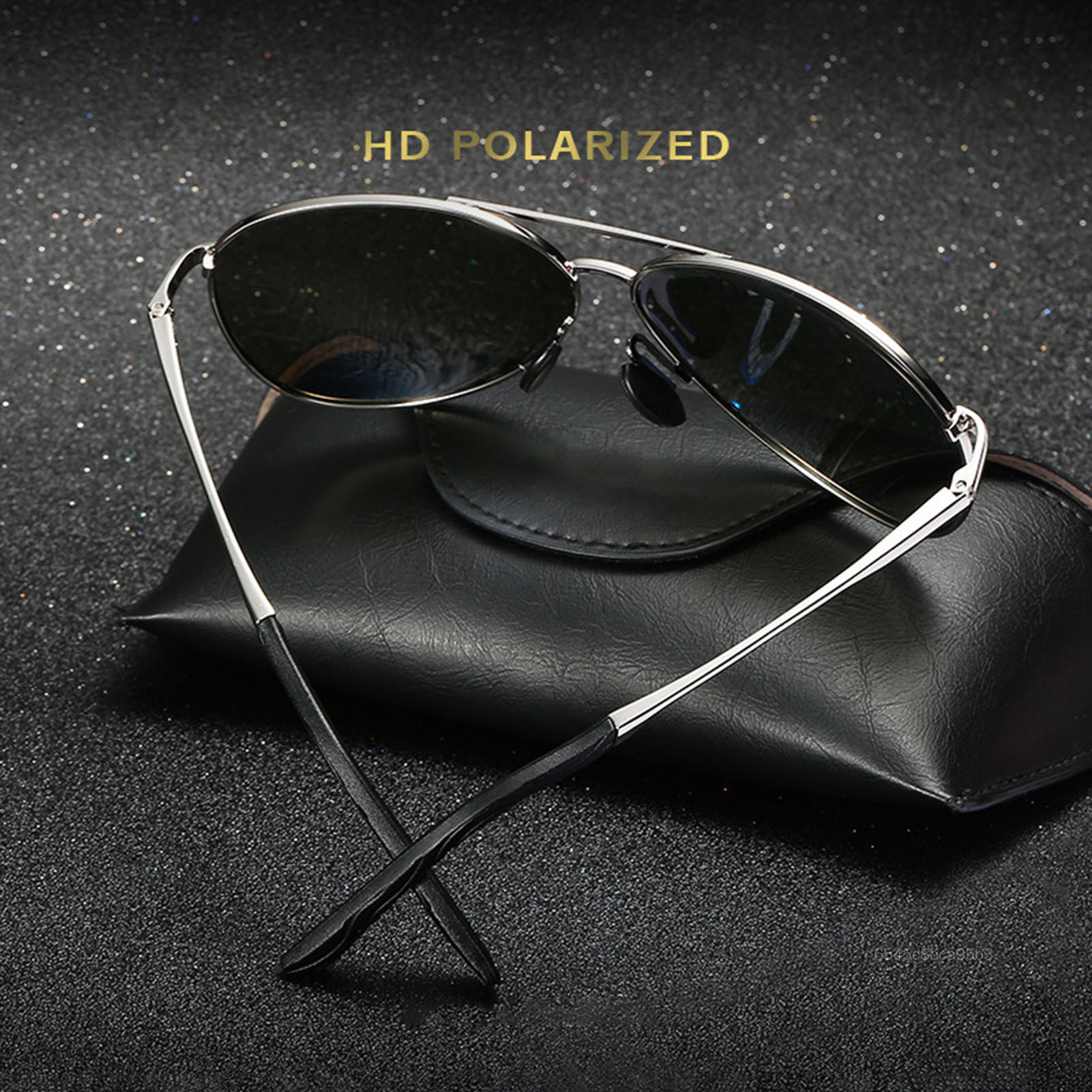 Polarized Sports Sunglasses HD Reflective Double Bridge UV400 Protection Eyewear for Men and Women Driving Cycling JEN-MY