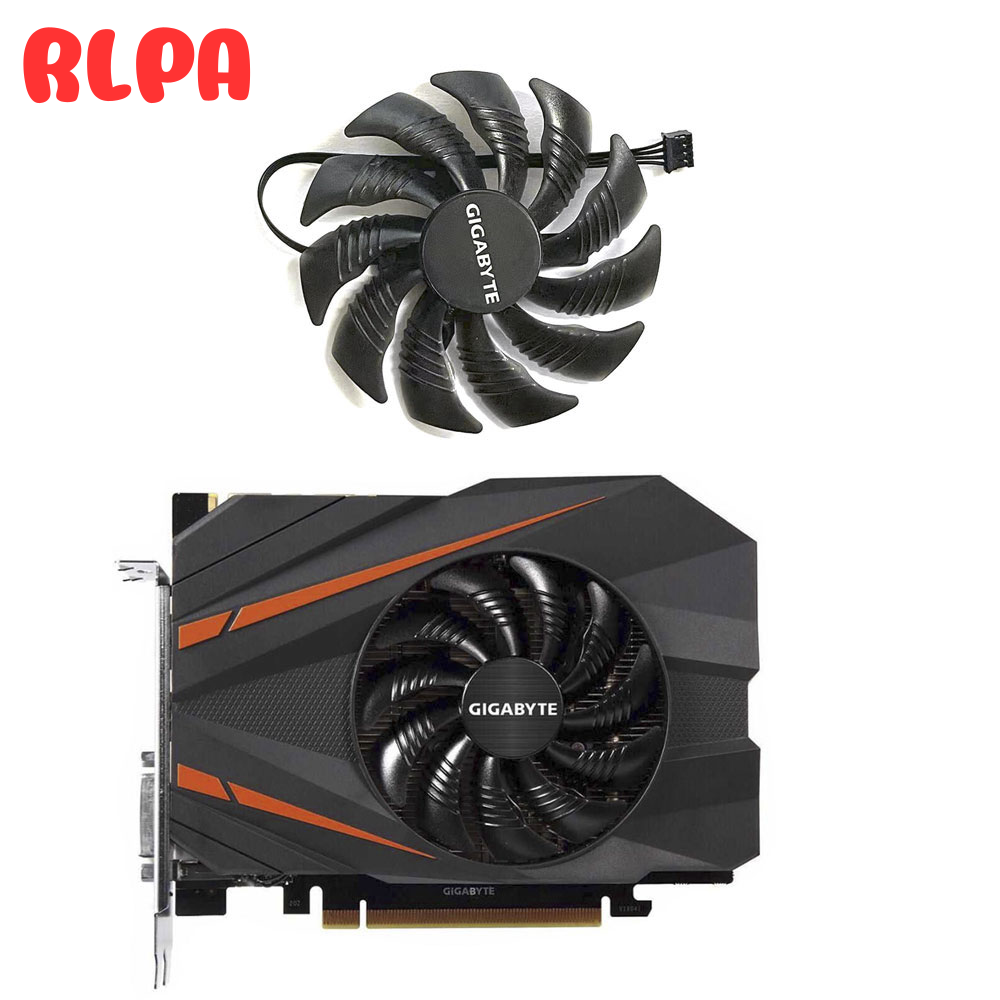 [Rlpa] Quạt làm mát 3pin 88mm t129215su cho Gigabyte GTX 1050 Ti GTX 1080 1060 NVIDIA 1070 min chơi 