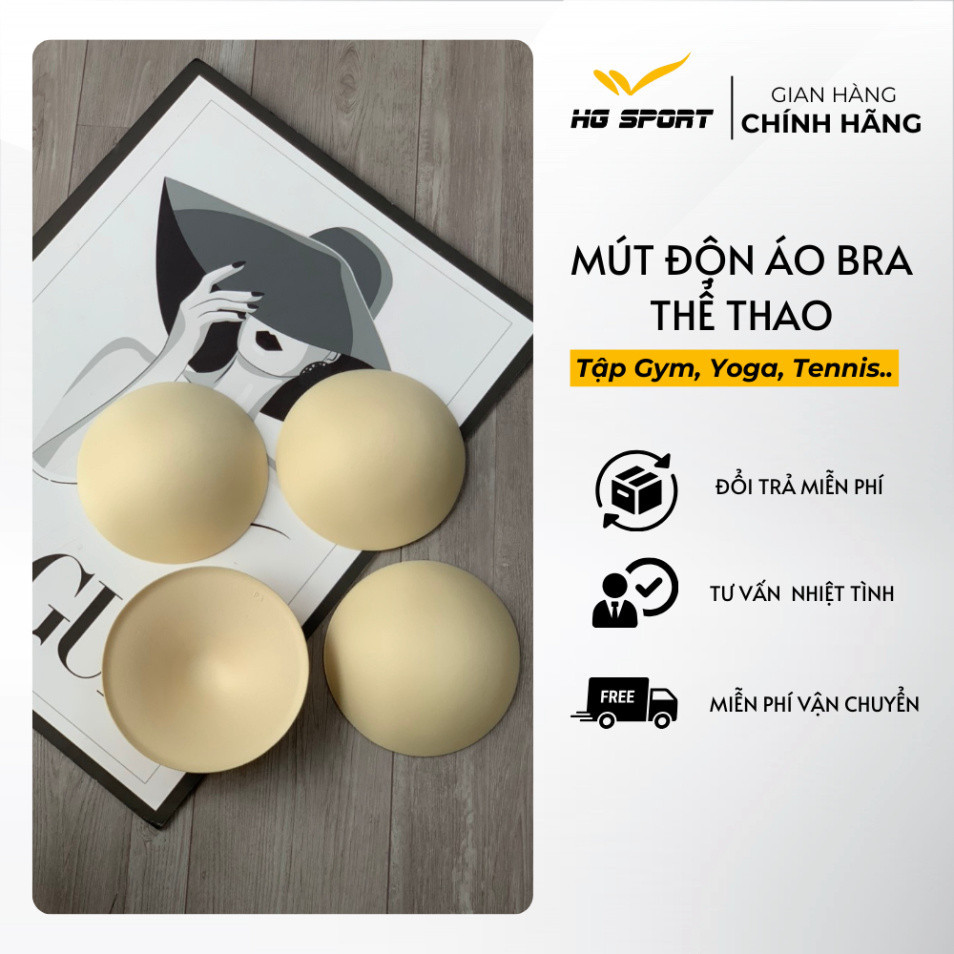 Mút Độn Áo Bra Nữ,Tạo Form Dáng Đẹp, Thể Thao, Chất Liệu Mềm Mại Giang Sports