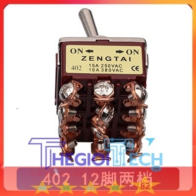 Công Tắc Zengtai Rocker 2 - 402 (12 chân và 2 bánh răng)
