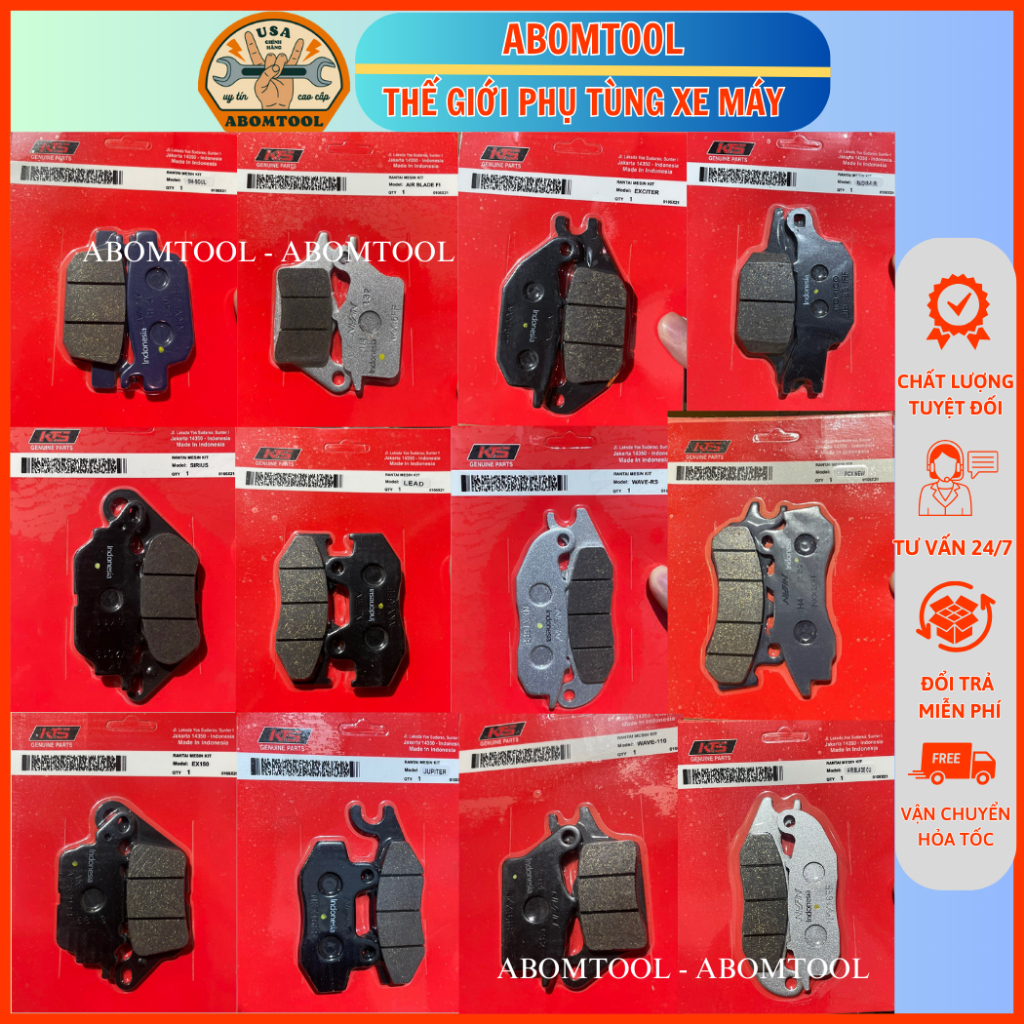 Má đĩa indo Wave/ABl/Lead/Rs/Sirius/Exciter/Winner/Raider/Vario/Pcx/Sh/Jupier ABOMTOOL