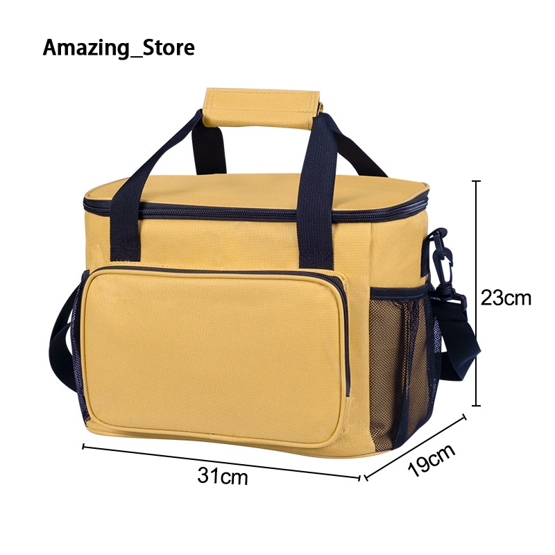 Amazing_Store [Code CLS2404A reduces 30k for single 150k] New type of insulated bag waterproof Oxford cloth ราคา 172 บาท*ส่งฟรี