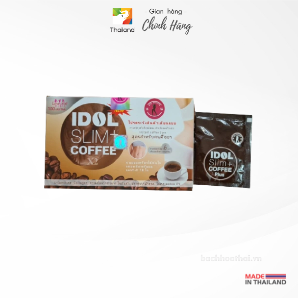 Cà phê giảm cân Idol Slim + Coffee X2 giảm mạnh Thái Lan
