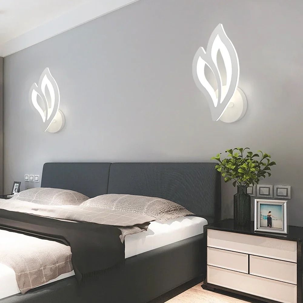 LIGTH Hiện đại Đèn LED treo tường Đơn giản Sang trọng Đèn ngủ Chiếu sáng trong nhà Sáng Tạo Đèn tường nội thất Phòng ngủ