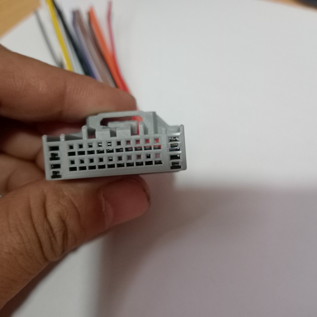 Giắc điện CD honda đời mới đúng chân như hình, 24 chân không lẫy cài