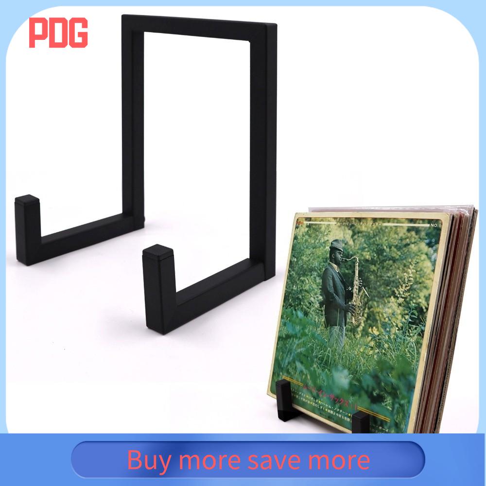 PDG 1pc  loại Giá đỡ đĩa vinyl Đa năng Ổn định Giá đỡ đĩa than để bàn Đơn giản Tiết kiệm không gian Giá đỡ lưu trữ CD Sắp xếp đồ trang trí nhà cửa