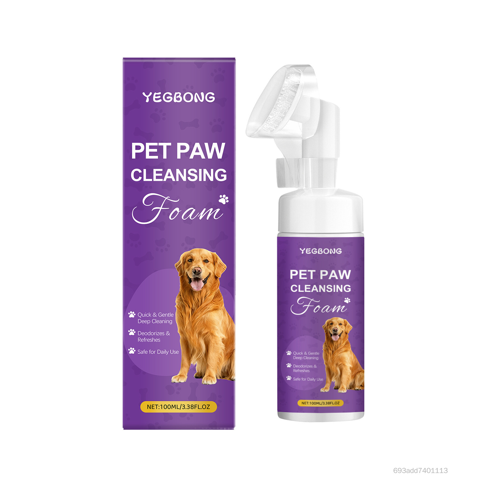 Kem dưỡng ẩm cho chó mèo Pet Paws Care dành cho bàn chân khô nứt nẻ với công thức dịu nhẹ dành cho da nhạy cảm HJJN-VN