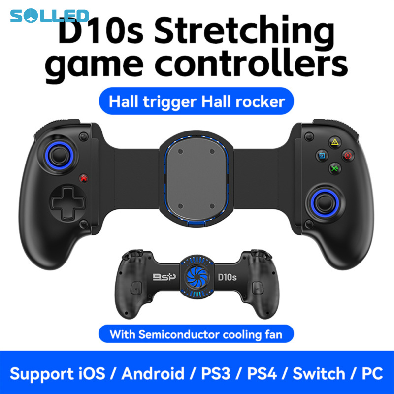 Tablet Controller Handle Wireless Game Stretching Joystick Dual Hall Sensor Gamepad With Six-axis Motion Sensing For Phones ราคา 654 บาท*ส่งฟรี