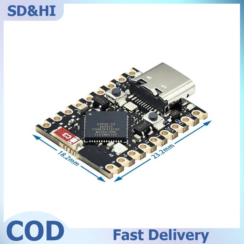 SD&HI 1 bộ siêu nhỏ Wifi Bluetooth 5.0 ESP32-S3 supermini ban phát triển cho Arduino micropython ESP32 S3 ESP32-S3FH4R2 Giá 131,310 Đồng*Miễn phí vận chuyển