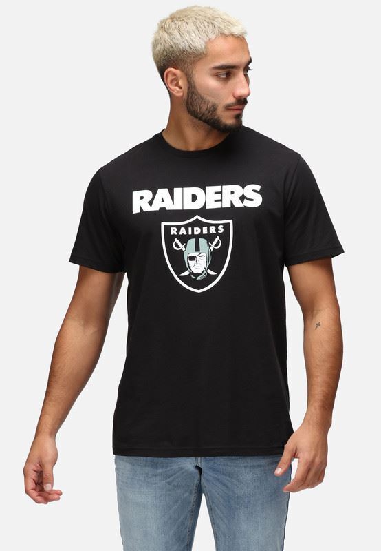 Recovered Nfl Men Tshirt Las Vegas Raiders Football Team Cotton Pullover Tee