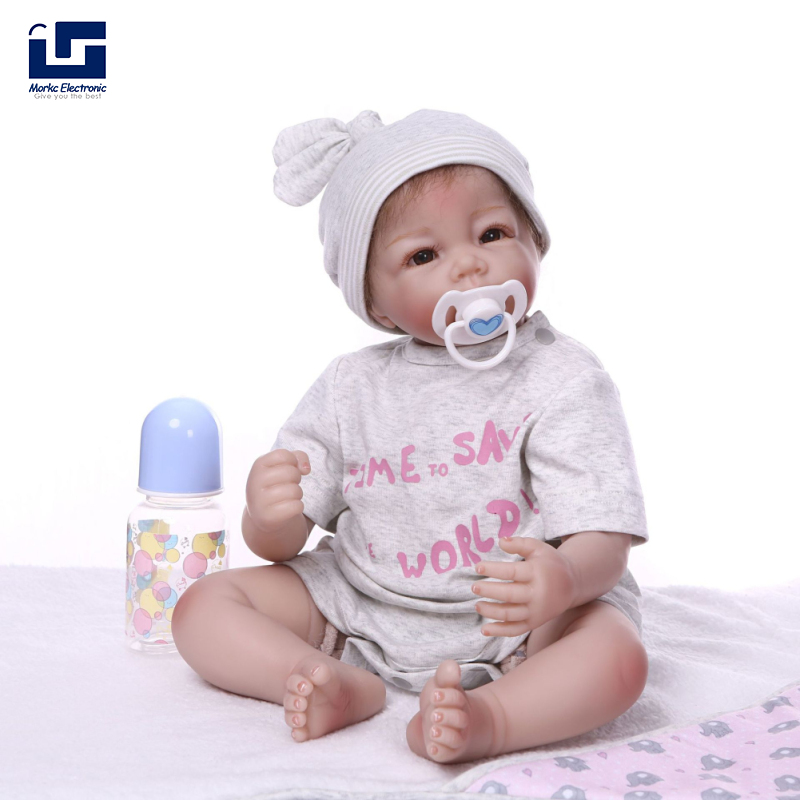 New Year Gift【clearance】50cm Silicone Simulation Doll Lifelike Realistic Reborn Baby Super Soft Hands Feel Exquisite Skin Details Kids Birthday Gift ราคา 2,458 บาท*ส่งฟรี