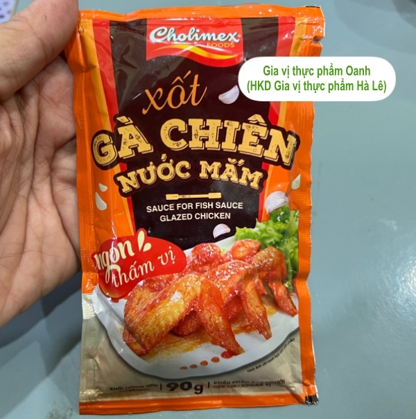 Xốt gia vị gà chiên nước mắm Cholimex (90gr) (Hộp 10)