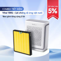 Máy Lọc Không Khí Cho Thú Cưng Levoit Vital 100S 52m2 | Lọc bụi mịn - Khử mùi hút lông - Đèn cảm biến chất lượng