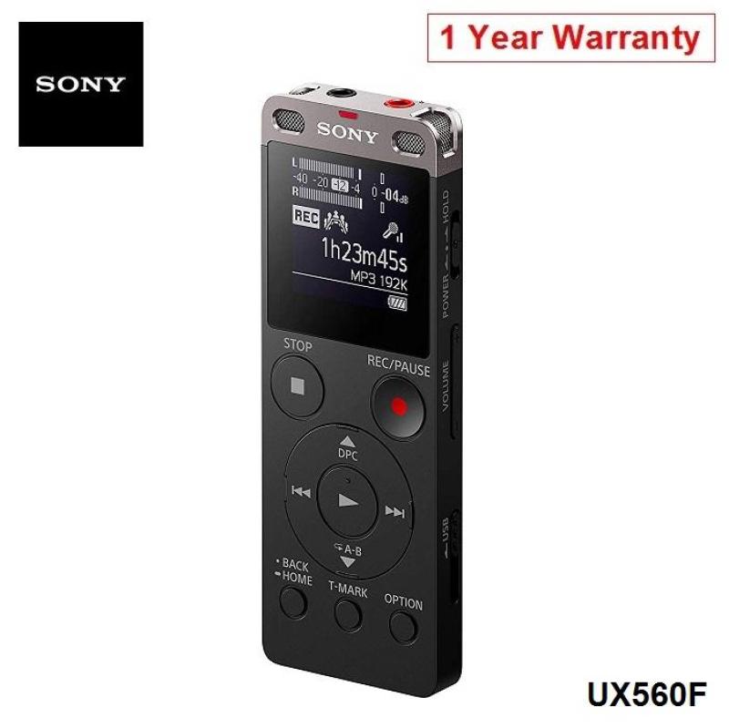 Sony ICD-UX560F Digital Voice Recorder Built-in USB 4GB Storage Memory Singapore
