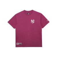 New Era X MLB T Shirts Mens Pink Crew Neck Moderate Straight Fit 14187344