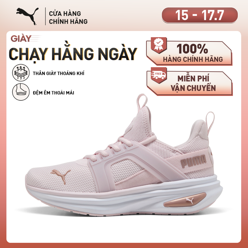 Giày Chạy Bộ PUMA Nữ Softride Enzo 6 Wns Powder Pink-Rose Gold-White Màu Hồng