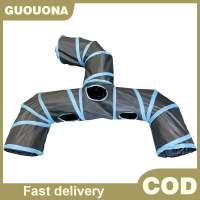 GUOUQNA  อุโมงค์แมวแบบอินเทอร์แอคทีฟอุโมงค์สำหรับสัตว์เลี้ยงท่อรูปสัตว์ขนาดเล็กยุบได้อุโมงค์แมวของเล่นสัตว์เลี้ยงแบบอินเทอร์แอคทีฟอุโมงค์แมว