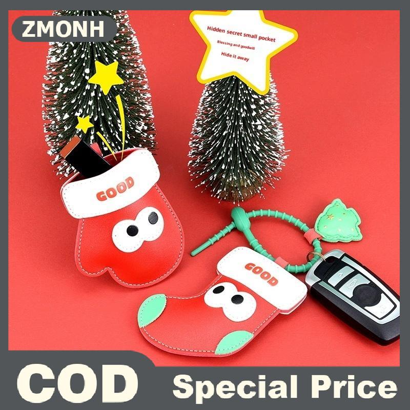 ZMONH Giáng Sinh Móc Chìa Khóa Thả Găng Tay Hình Ví Keychain Quyến Rũ Lưu Trữ Trang Trí Dễ Thương Mặt Dây Chuyền Cho Đồ Trang Sức Phím Phụ Nữ Cô Gái Giá 51,464 Đồng*Miễn phí vận chuyển