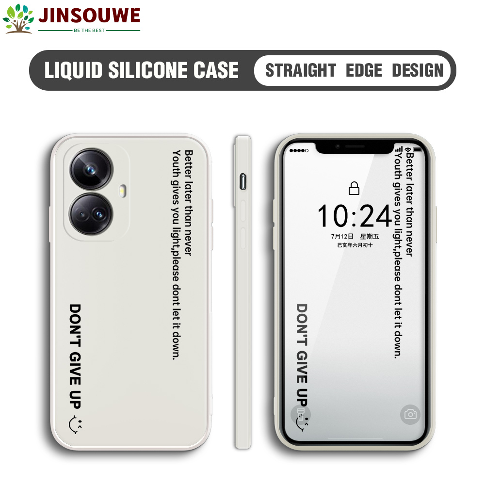 Cell vỏ điện thoại cho Realme 10 Pro cộng với 5g realm10pro + 5g vỏ điện thoại cho bé gái bé trai hoạt hình slogan tag Vỏ Silicone Camera bảo vệ