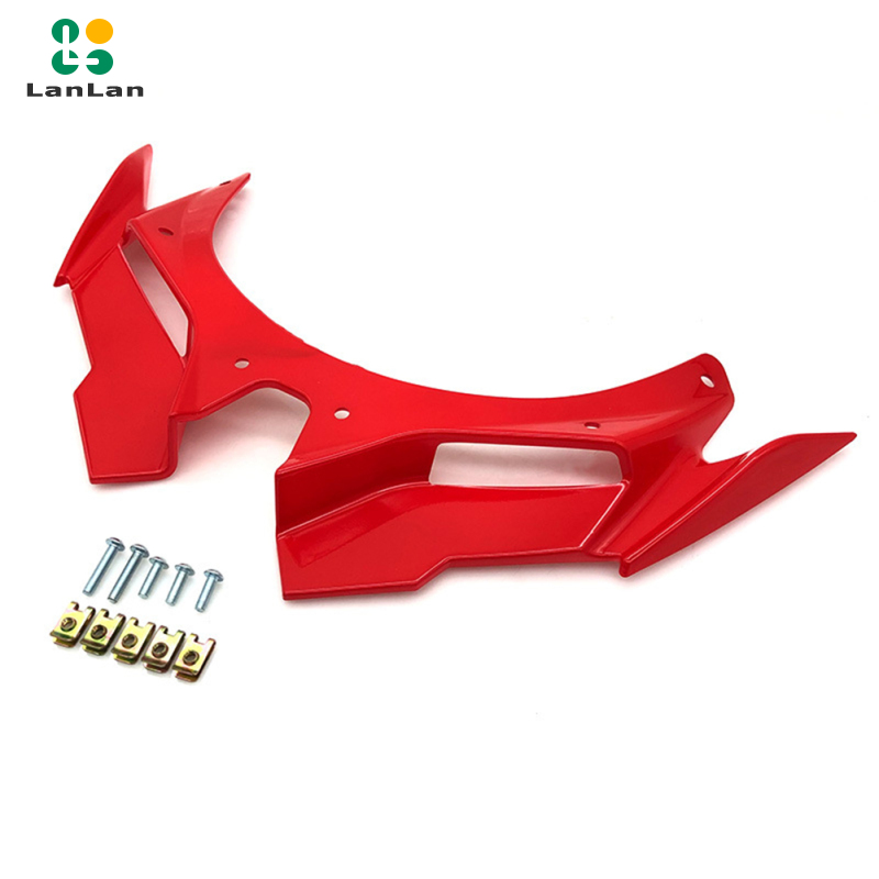 Front Aerodynamic Winglets Front Fairing Wing Protector Shell Cover Compatible For ZX4R ZX25R Motorcycle Accessories
