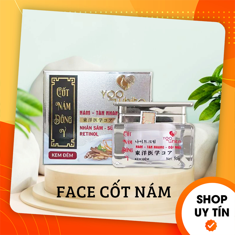 Kem face cốt nám đông y yoo white ban đêm
