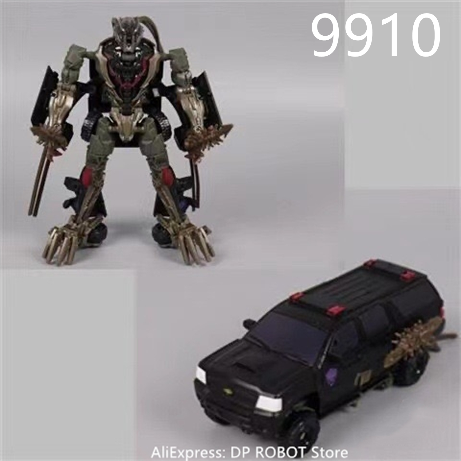 【Innovative】 transformation Daban 9910 Crowbar Deformation Action Figure Robot Toys With Box