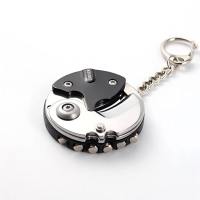 FLECI Mini Keychain With Batch Head Multi-purpose Portable Folding Pendant Gifts Stainless Steel Screwdriver Keychain