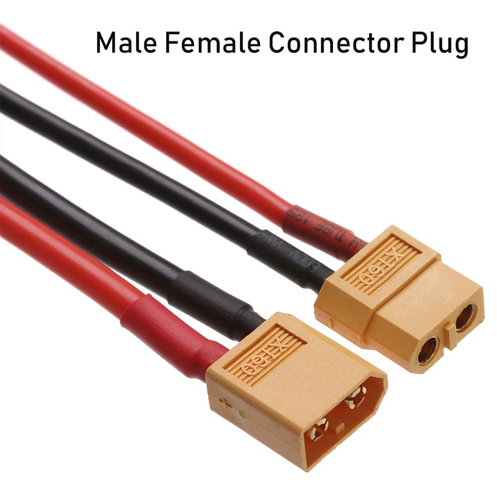 KENAIDOO Chất lượng cao Với dây silicon Phụ kiện mô hình Mở rộng cáp kép Cắm đầu nối XT60 Đầu nối pin 10CM / 15CM Nữ Nam